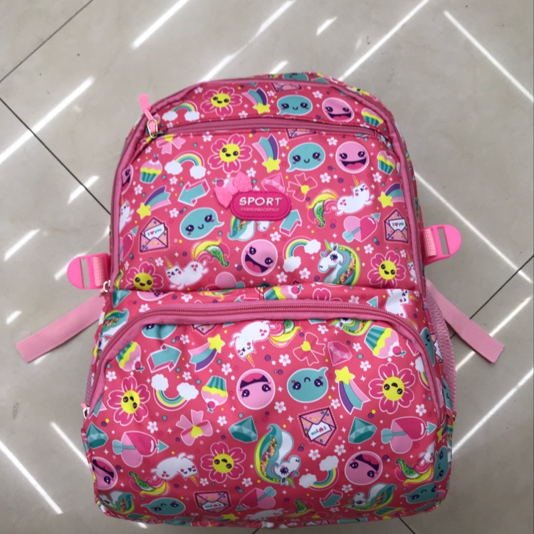 Large volume printed backpack Korean fashion backpack backpack middle and high school students schoolbag manufacturers direct 11647 thumbnail