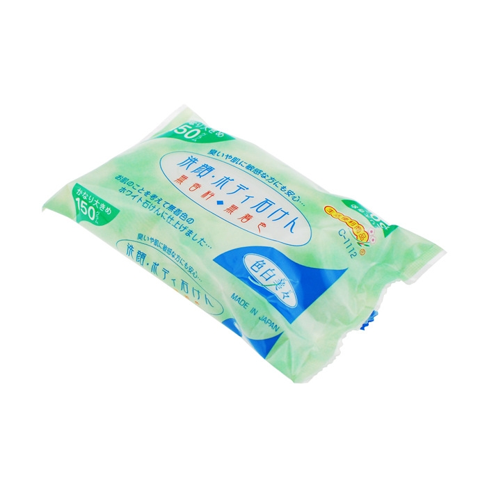 Japanese-made white beauty soap without color or fragrance Specification image
