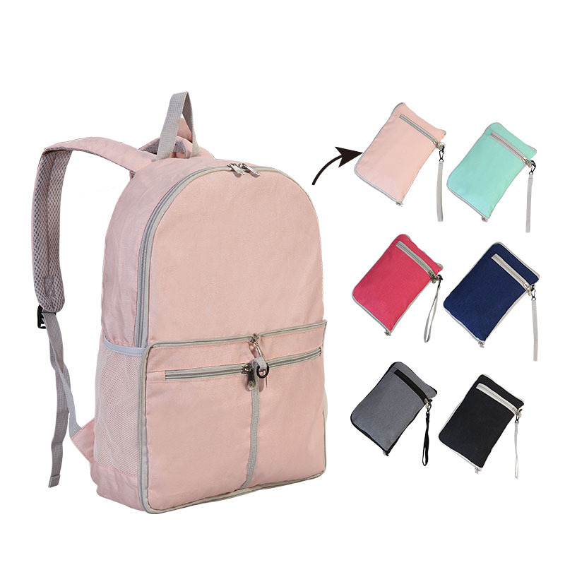 Waterproof sports backpack can be pulled multifunctional folding backpack outdoor travel bag men's and women's folding backpack thumbnail