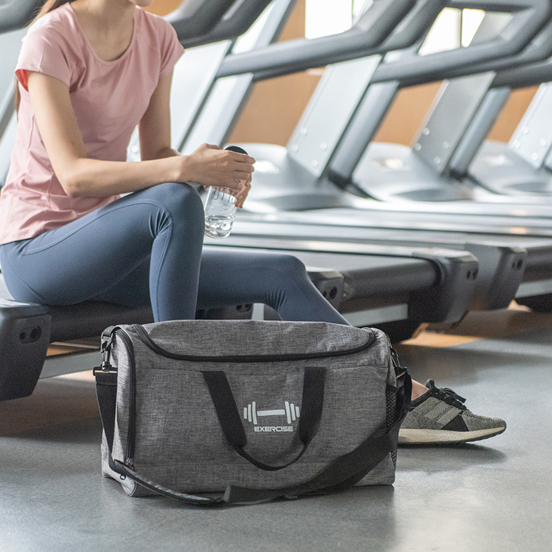 户外旅行袋手提大容量折叠包多功能收纳健身包干湿分离瑜伽包详情图9