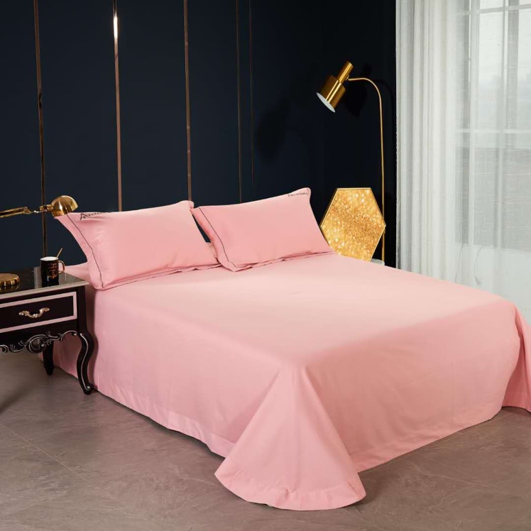 Elegant Little House Four-piece set, pure cotton and solid color, fresh and clean