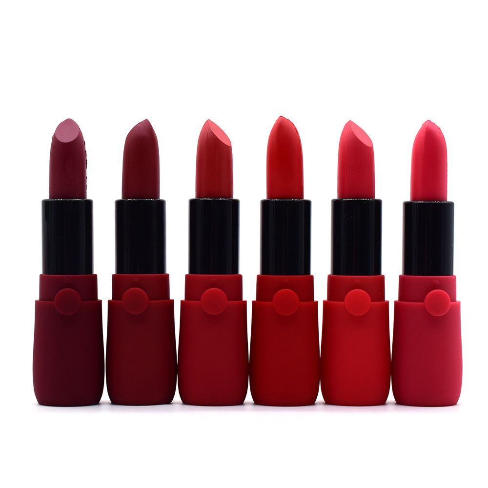 【24 Sets 】Lp2107-24A Matte Bright Red Lipstick Mist Matte Waterproof With Trial Set Specification drawing