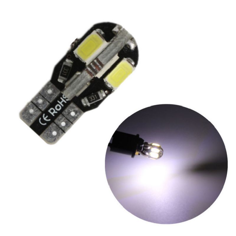 High-brightness Decoding 5730 automotive LED width indicator light Reading light License plate light T10 5630 8SMD details Picture