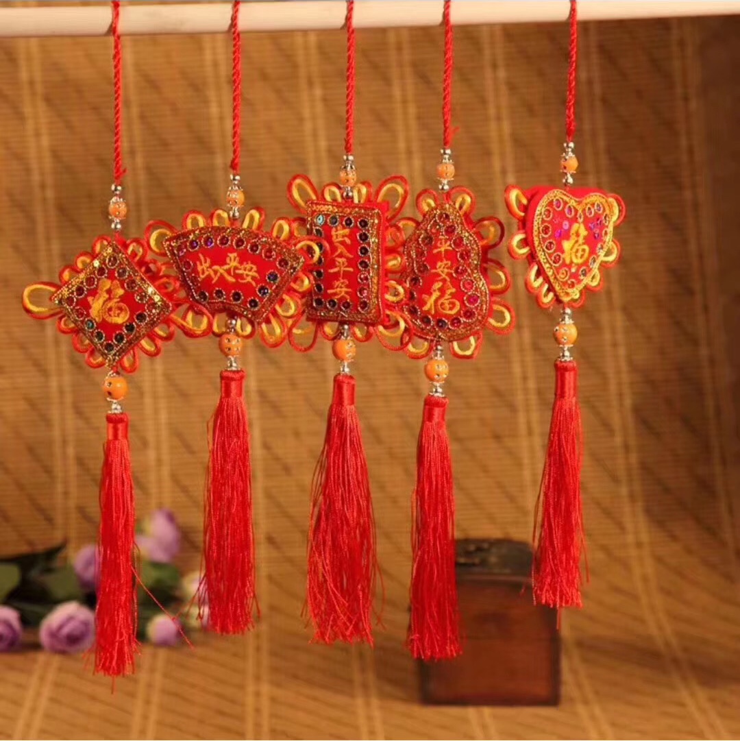 Handmade fabric small gifts, car pendants, sachets and sachets, Peace and Happiness factory direct sales