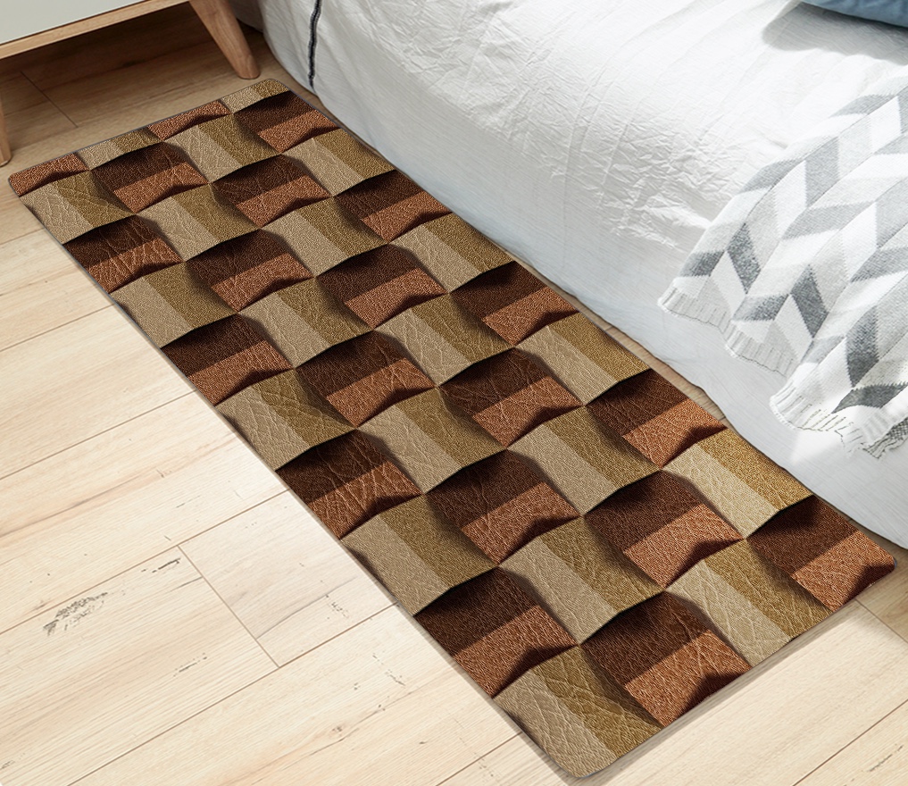 文艺地垫细节图