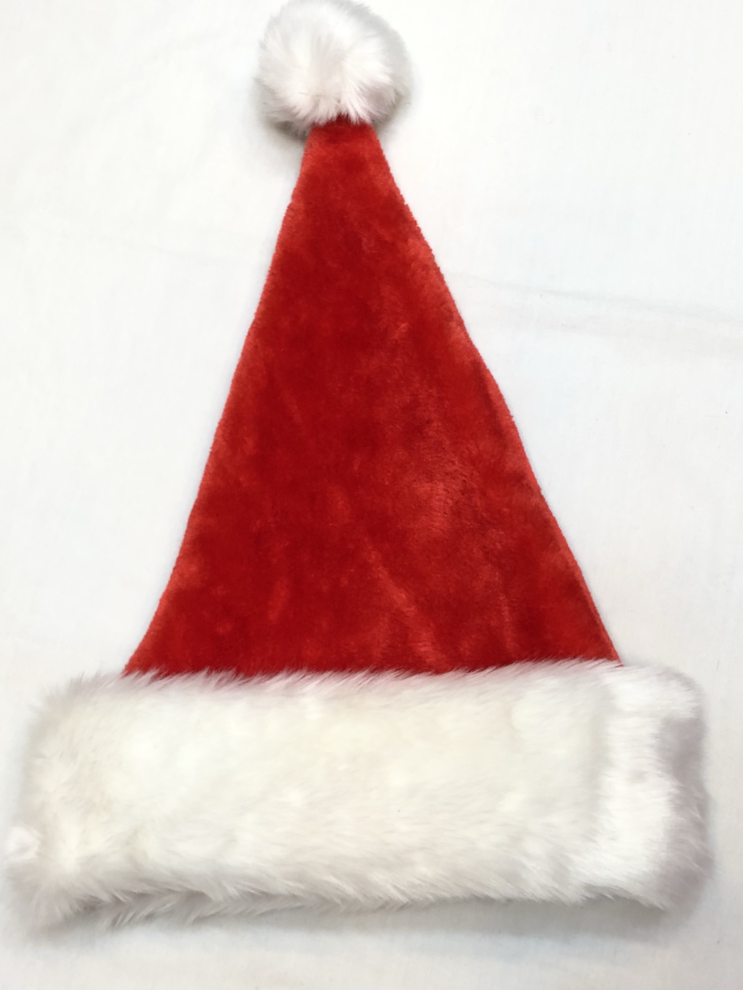 Luxurious plush Christmas hat, warm and thick, garry-lined Christmas hat Specification image