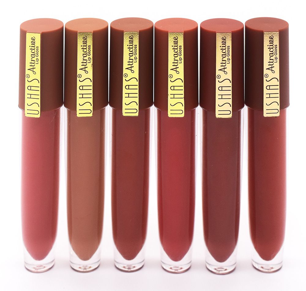 【 24-piece Package 】LG2169-24D matte Waterproof and non-fading Lip gloss and Lip gloss in rose-pink color series, USHAS pic 3