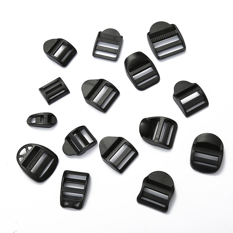 Factory direct sales of low-price supply of webbing buckles, colored checkered plastic buckles and adjustable buckles detail image 4