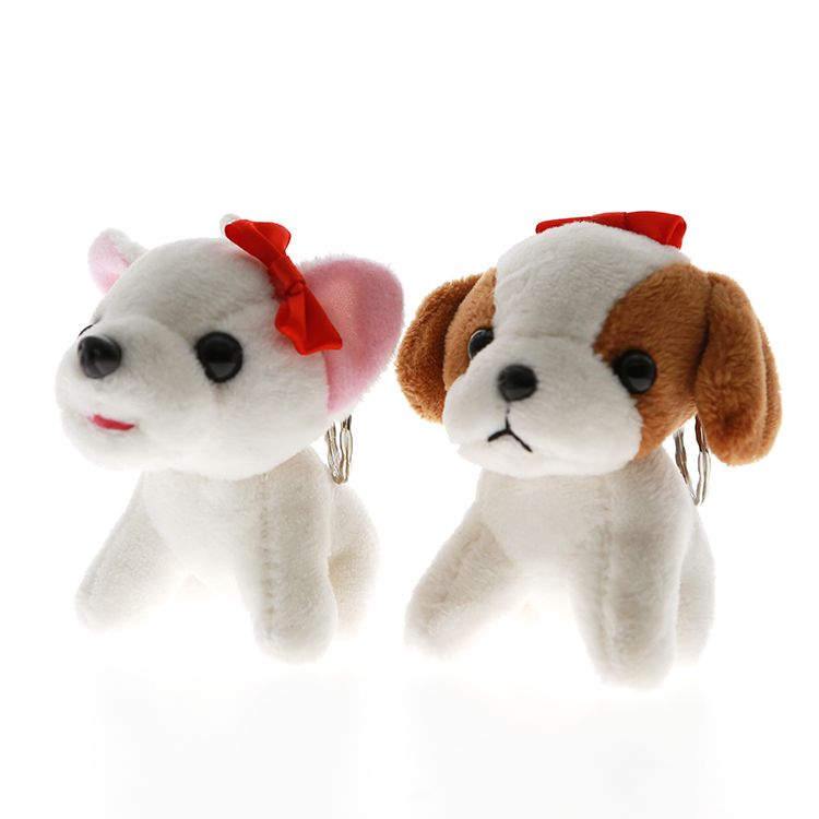 小狗毛绒挂件毛绒玩具狗狗公仔卡通狗玩具毛绒配饰