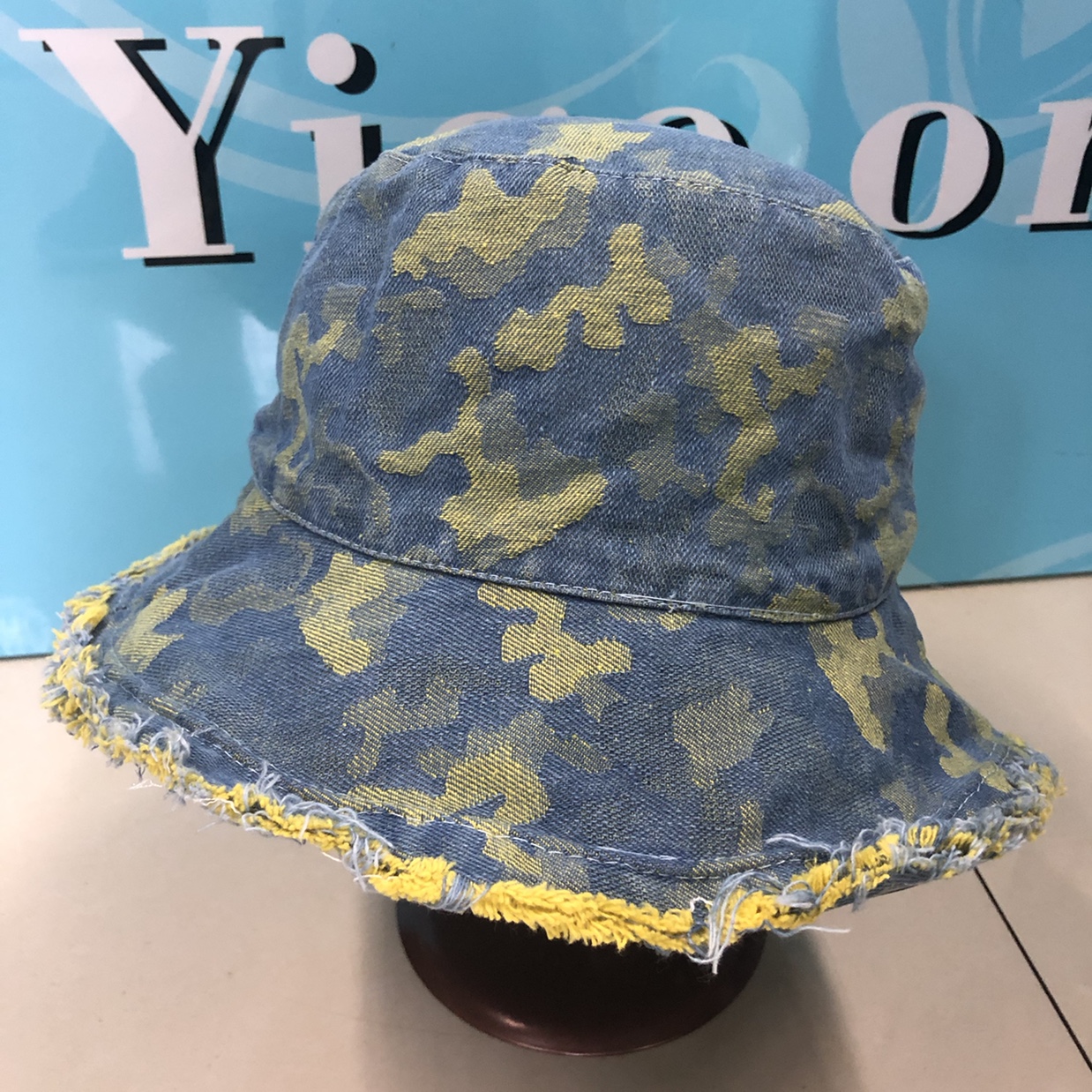 Pot Hat Boom Fisherman Hat Denim Hat Visor Korean Version Of Ins Style Fashion Hat Camouflage Cowboy details Picture