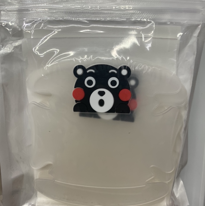 熊本熊汽车门拉手保护膜硅胶门碗隐形保护贴卡通把手漆面防刮划擦