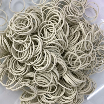25 White Rubber Band Rubber Ring Rubber Band