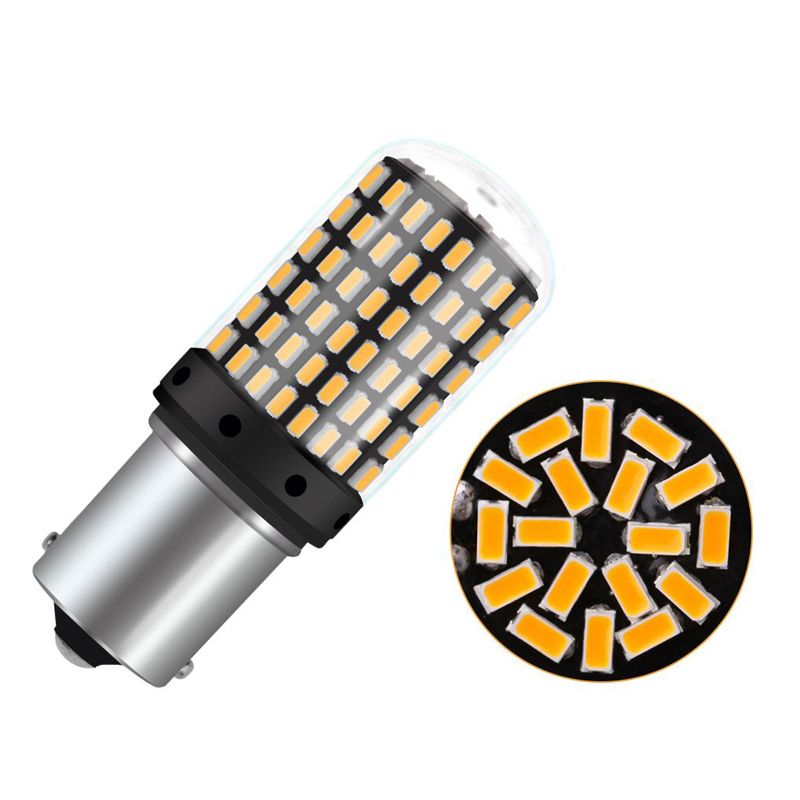Automotive LED turn signal 1156-30 14-144 SMD cross-flow 12-28v ultra-bright truck light details Picture