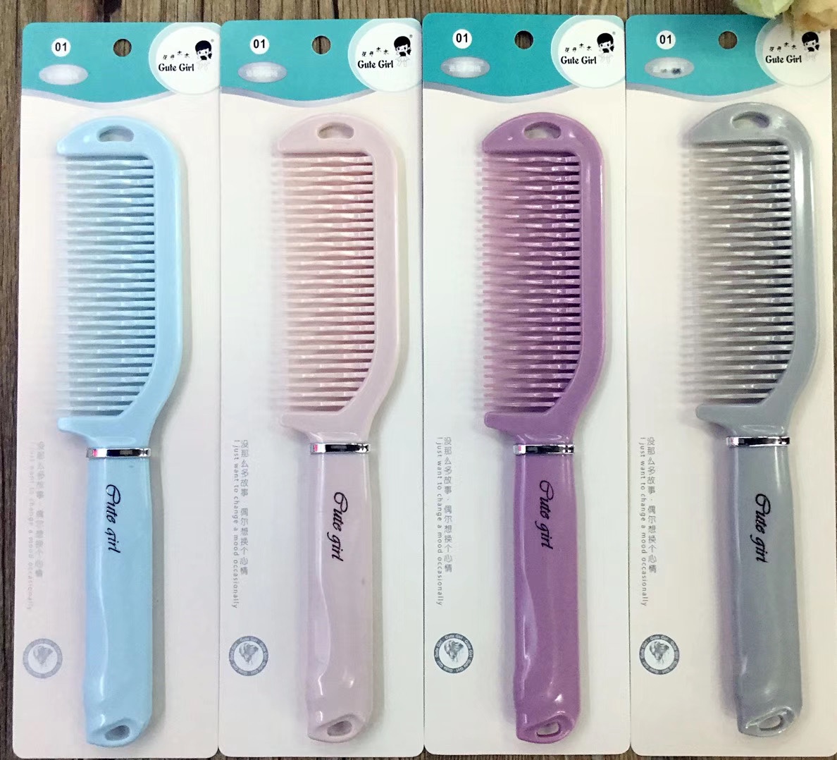 Curly hair comb, Nordic color popular style comb Specification image