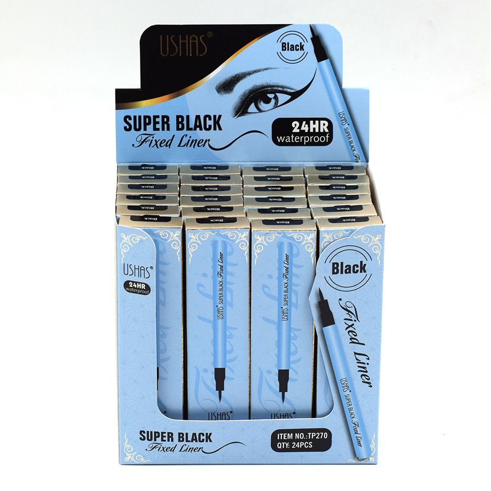 【USHAS】TP270 Cool Black Waterproof Quick-Drying Eyeliner Gel Pen Liquid Eyeliner Gel Pen Water-based Pen Matte Blue Tube pic 6