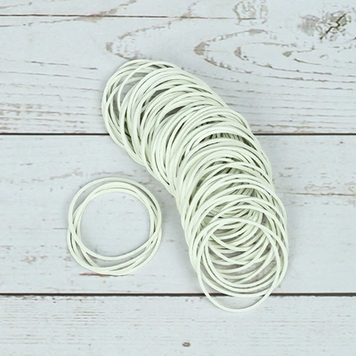 38 White Rubber Band Rubber Ring Rubber Band