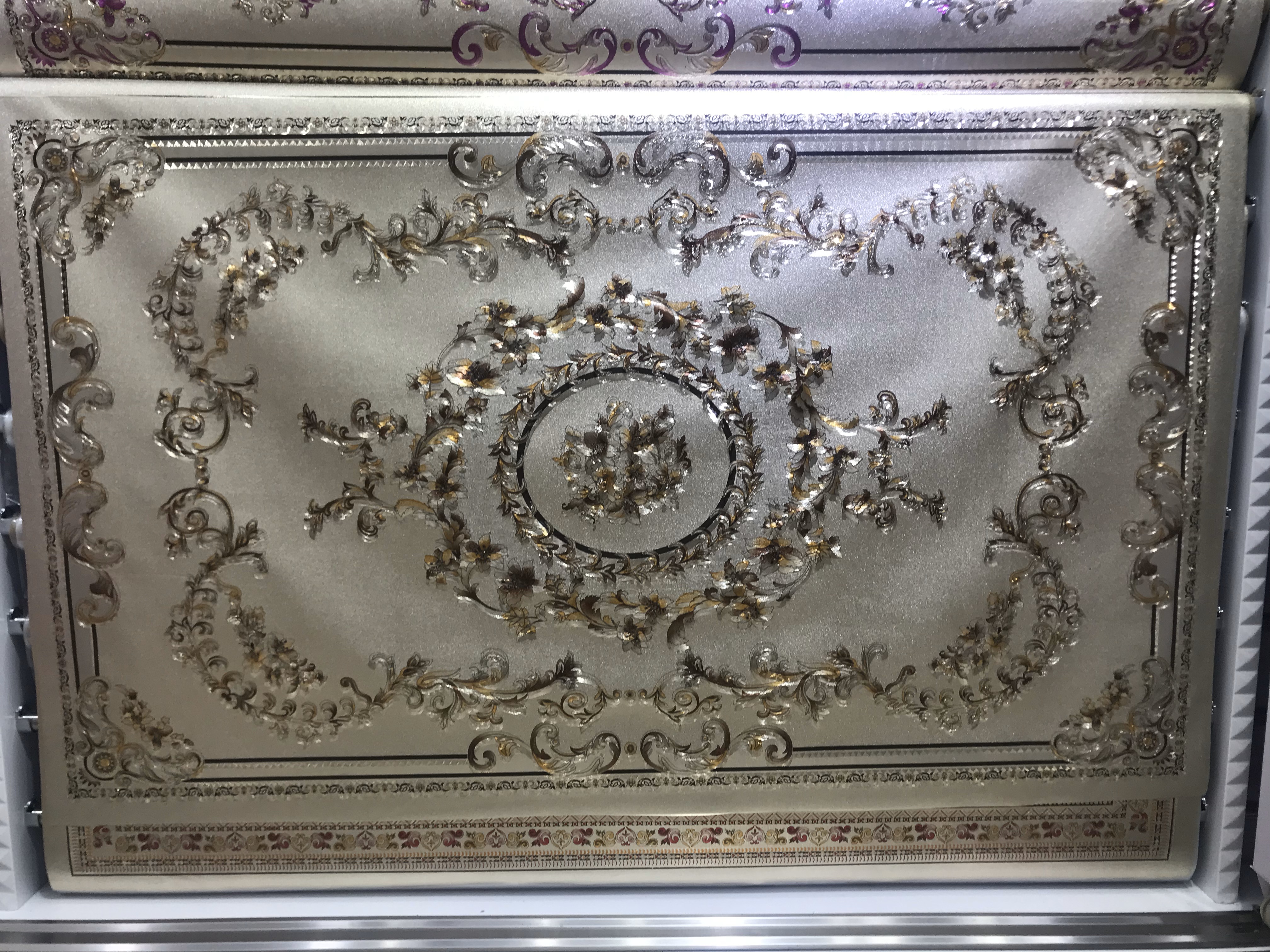 对花压纹专版90x150白底实物图