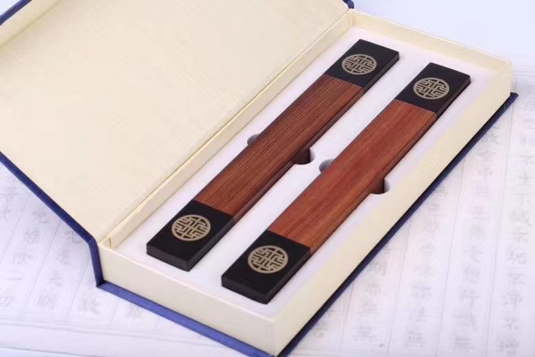 紫光檀、非洲酸枝镇尺