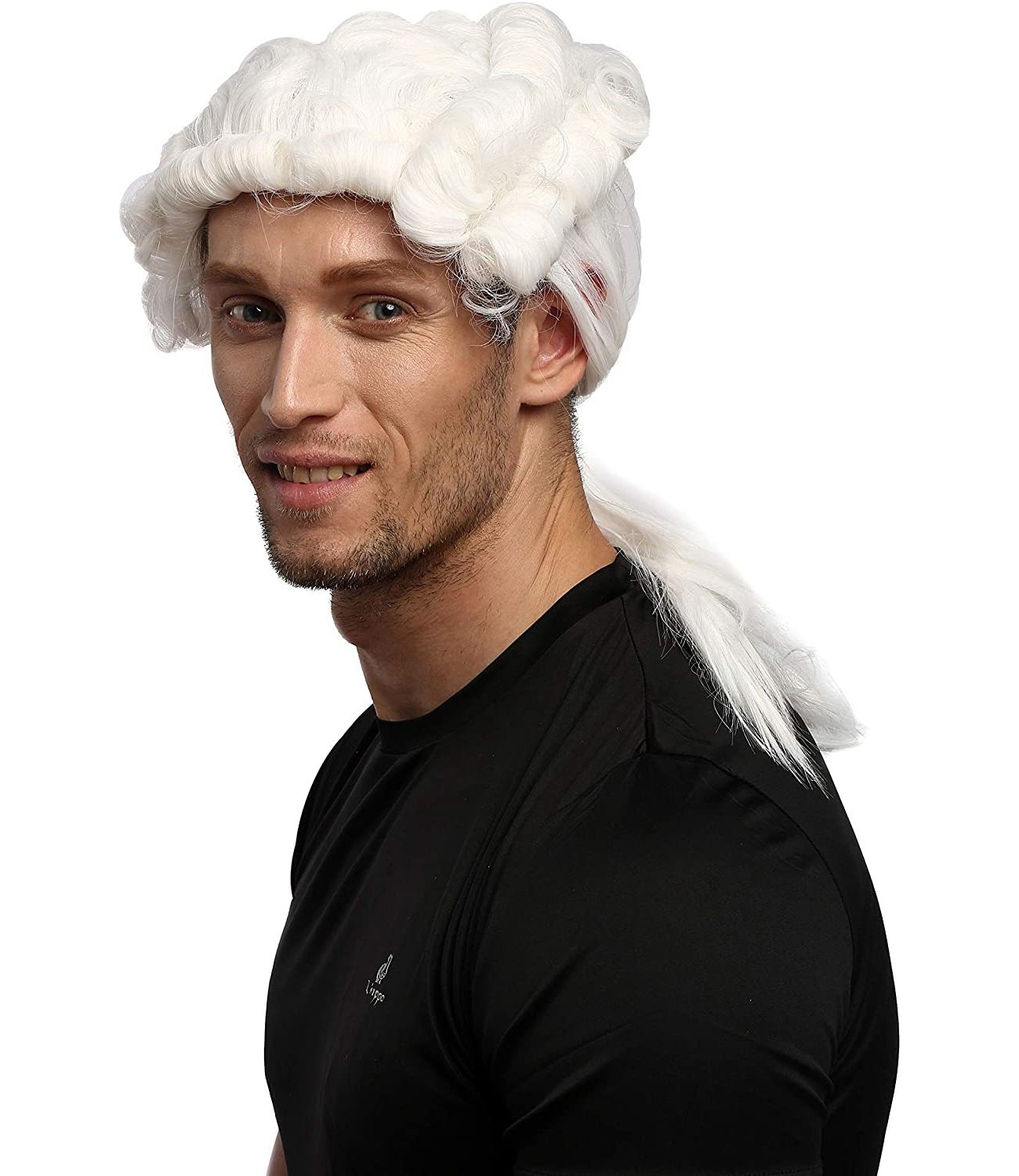 White lawyer wig