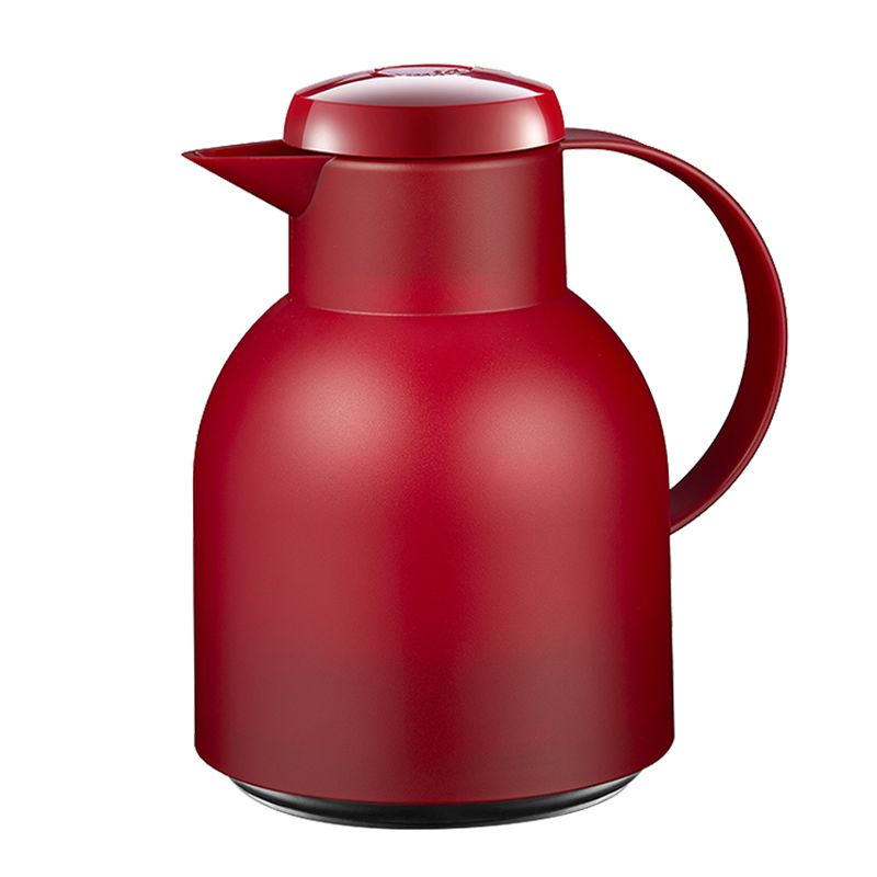 德国原装进口EMSA保温壶1L 热水壶玻璃胆暖水瓶暗红详情图1