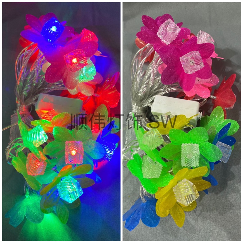 20头花瓣方块led装饰灯