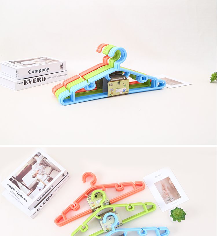 旭峰 品牌直销塑料彩色防滑衣架成人多色可选衣架加厚裤子宽落地晾衣架批发详情图8