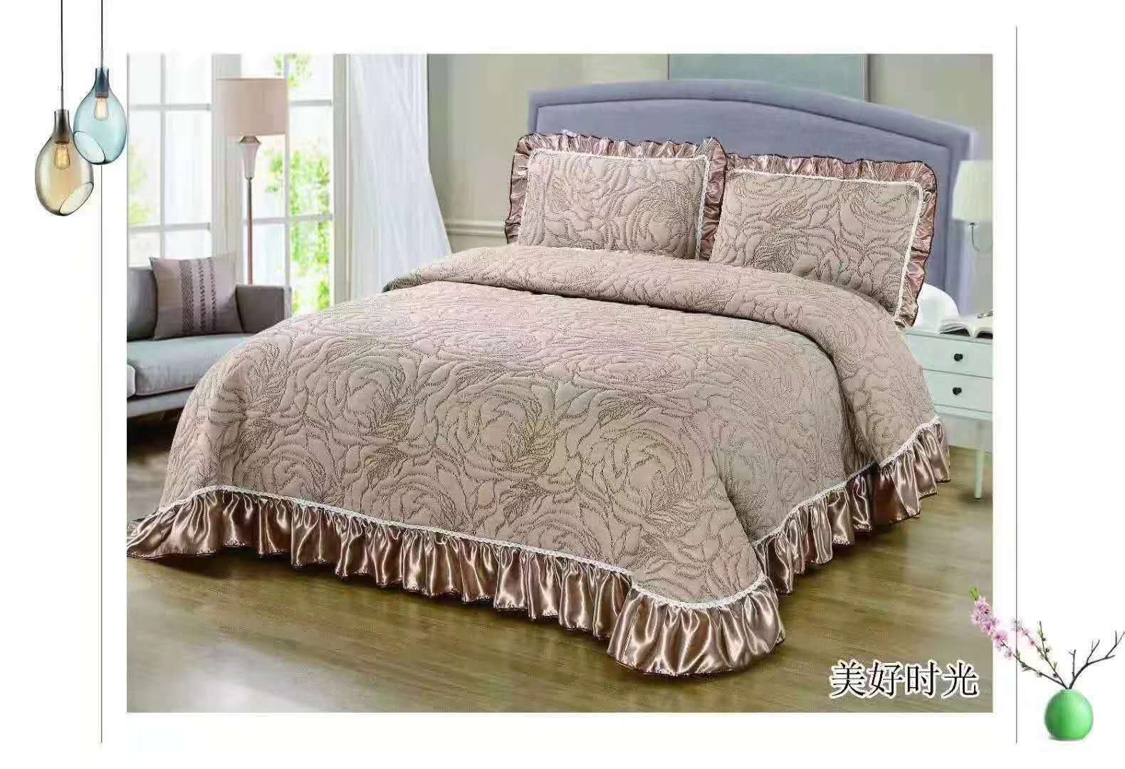 Three-Piece Bed Cover Set -6610 undefined