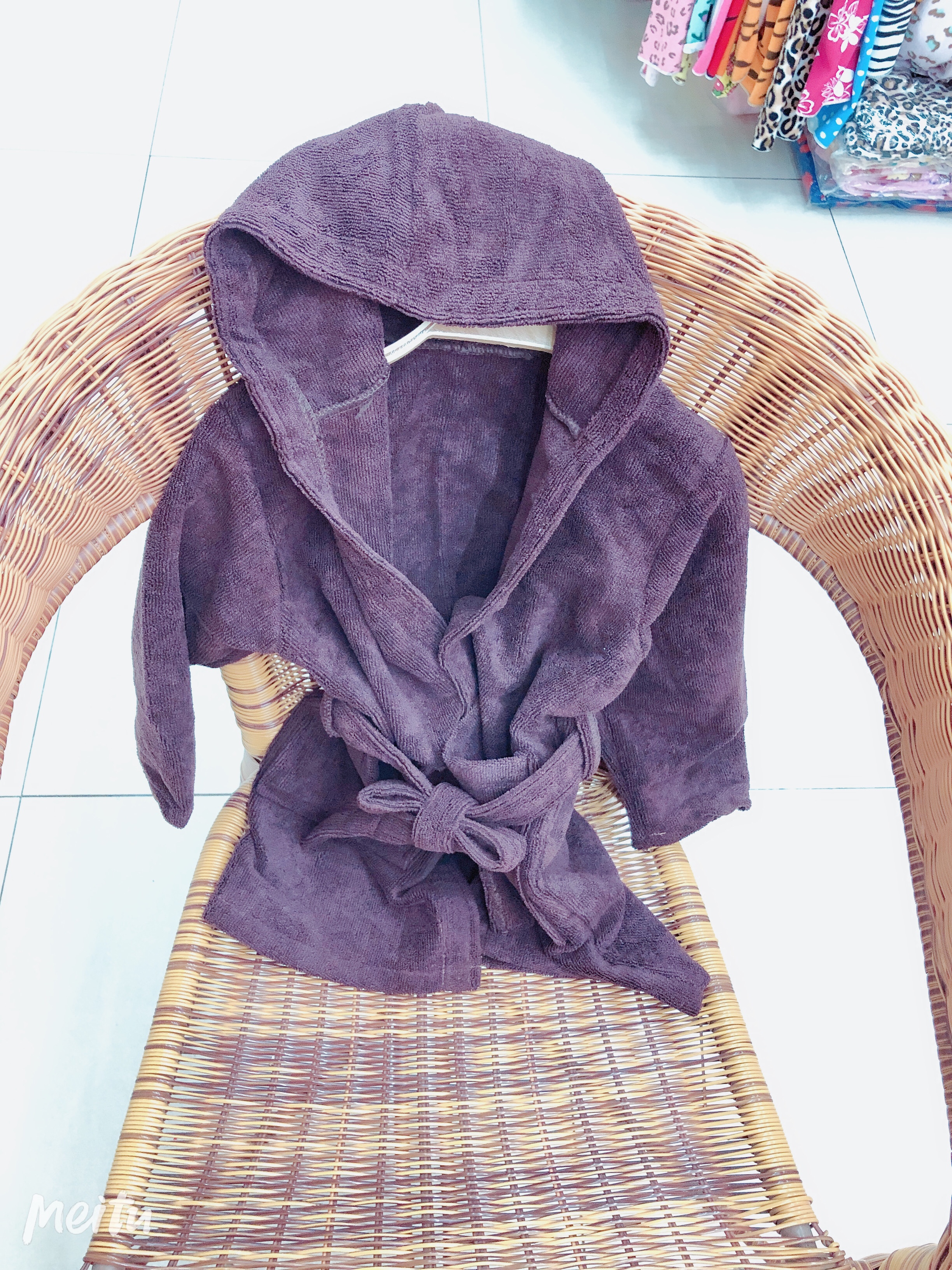 Microfiber children's bathrobes details Picture