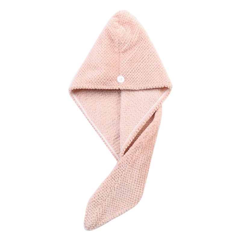 Coral fleece teak dry hair cap Item Picture