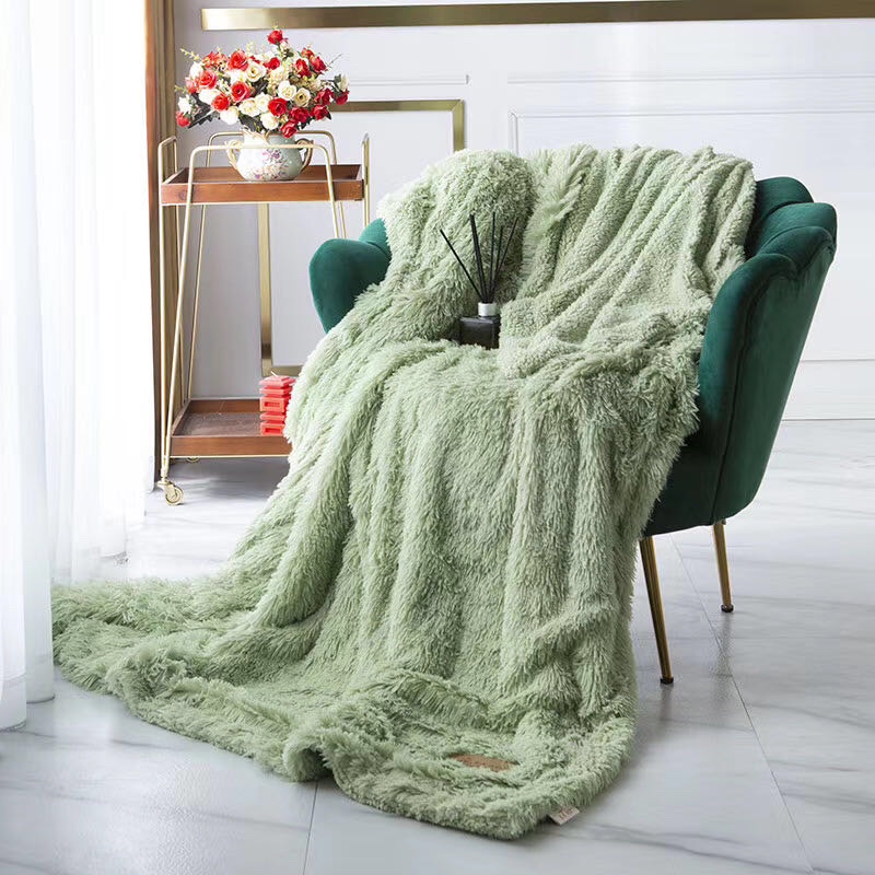 Long Wool Lamb Blanket undefined