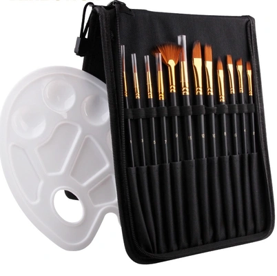 13-piece acrylic watercolor paintbrush set thumbnail
