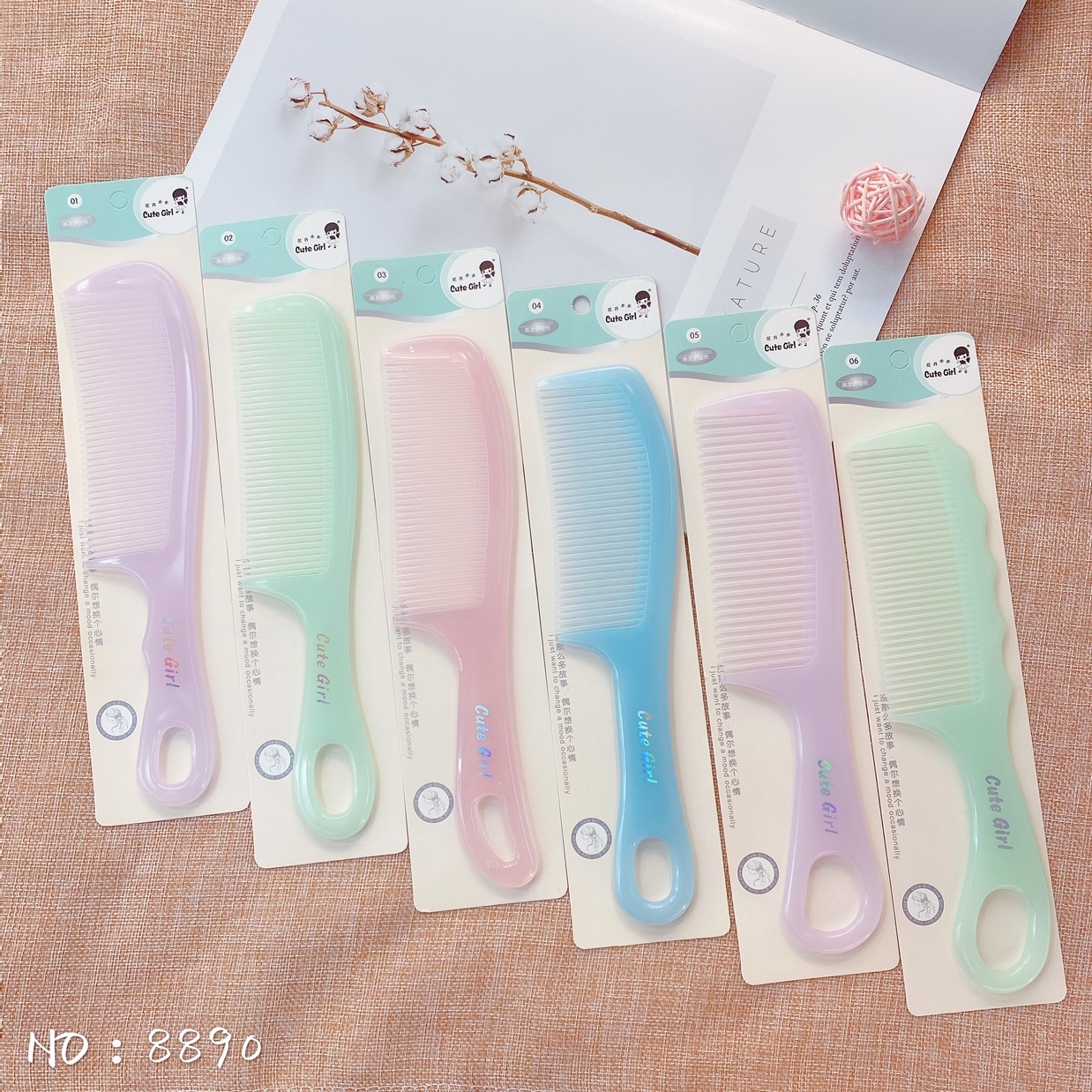 Household straightening comb