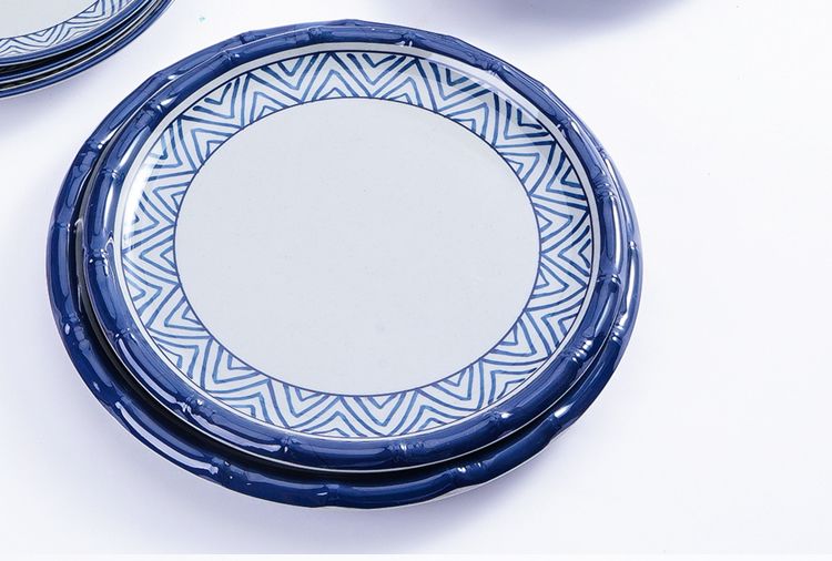 8.5 inch bamboo plate