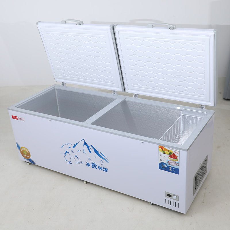 2020新款家用商用大冰柜 卧式商用节能冷柜冷冻柜单温双温冷藏柜详情图2