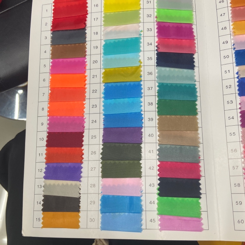 Apricot 190T Polyester Taff Fabric Classic Durable Decorative Arts And Crafts Headwear Clothing Fabric Multi-Color Optional details Picture