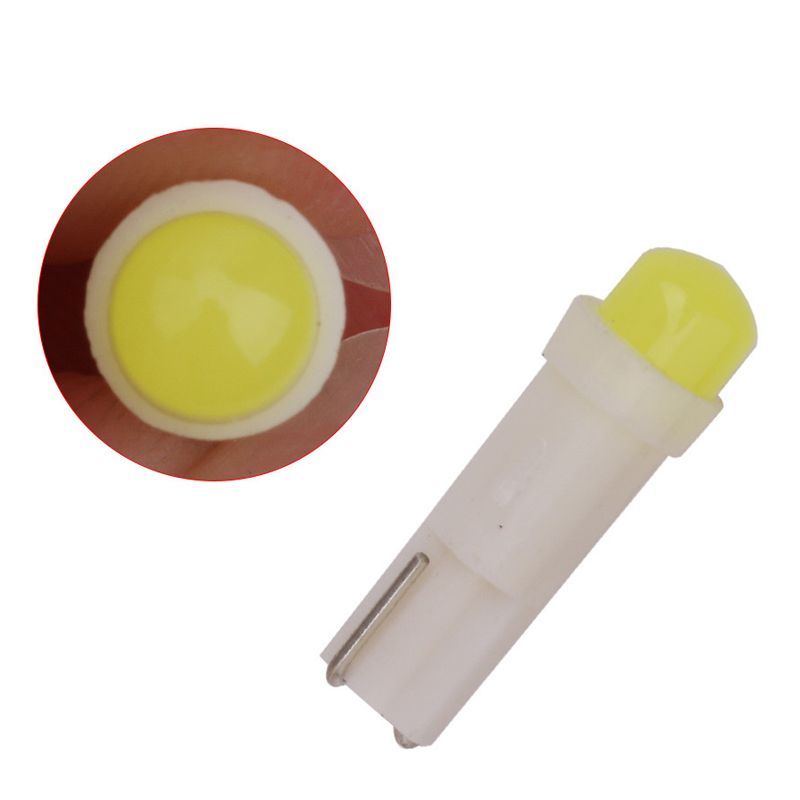 Automobile bulb T5, automobile led instrument light, cosmetic light T5, 1SMD 3D diffused light COB indicator light pic 4