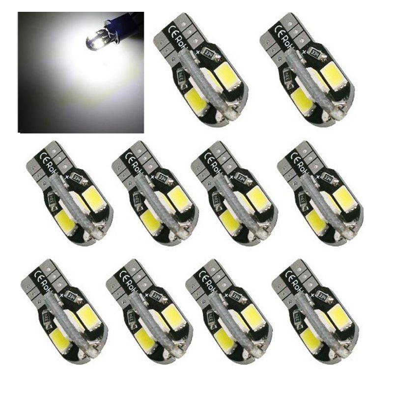 High-brightness Decoding 5730 automotive LED width indicator light Reading light License plate light T10 5630 8SMD