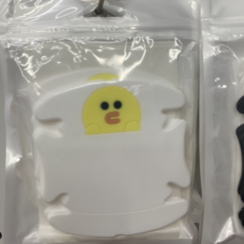 可达鸭汽车门拉手保护膜硅胶门碗隐形保护贴卡通把手漆面防刮划擦