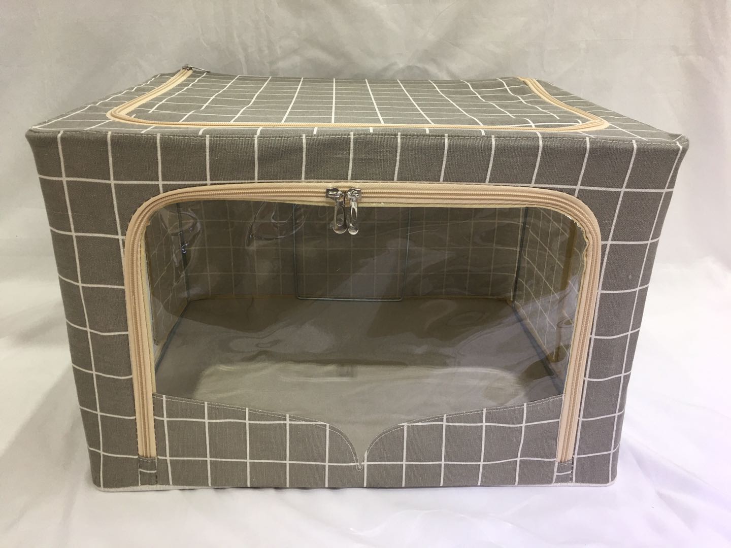 厂家直销衣服收纳箱神器布艺家用整理盒可折叠储物柜也可来样定做详情图2