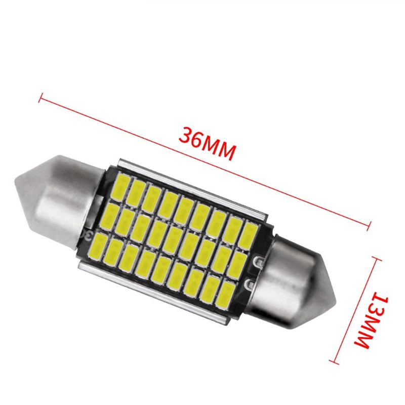 汽车灯解码31 36 39 41MM  3014阅读灯车顶灯汽车LED双尖牌照灯详情2