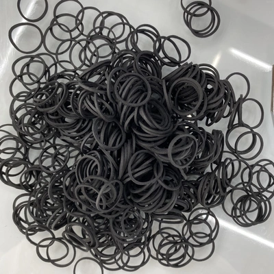 08 Black Rubber Band Diameter 1.8Cm Thickness 1.2Mm Rubber Ring Rubber Band