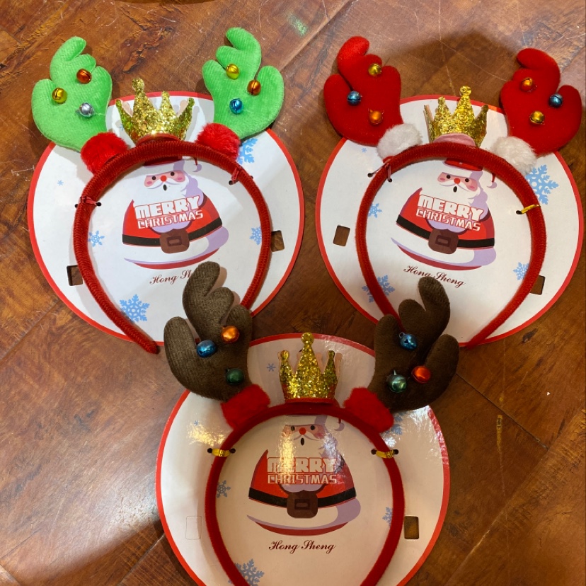 Christmas cartoon antler head buckle thumbnail
