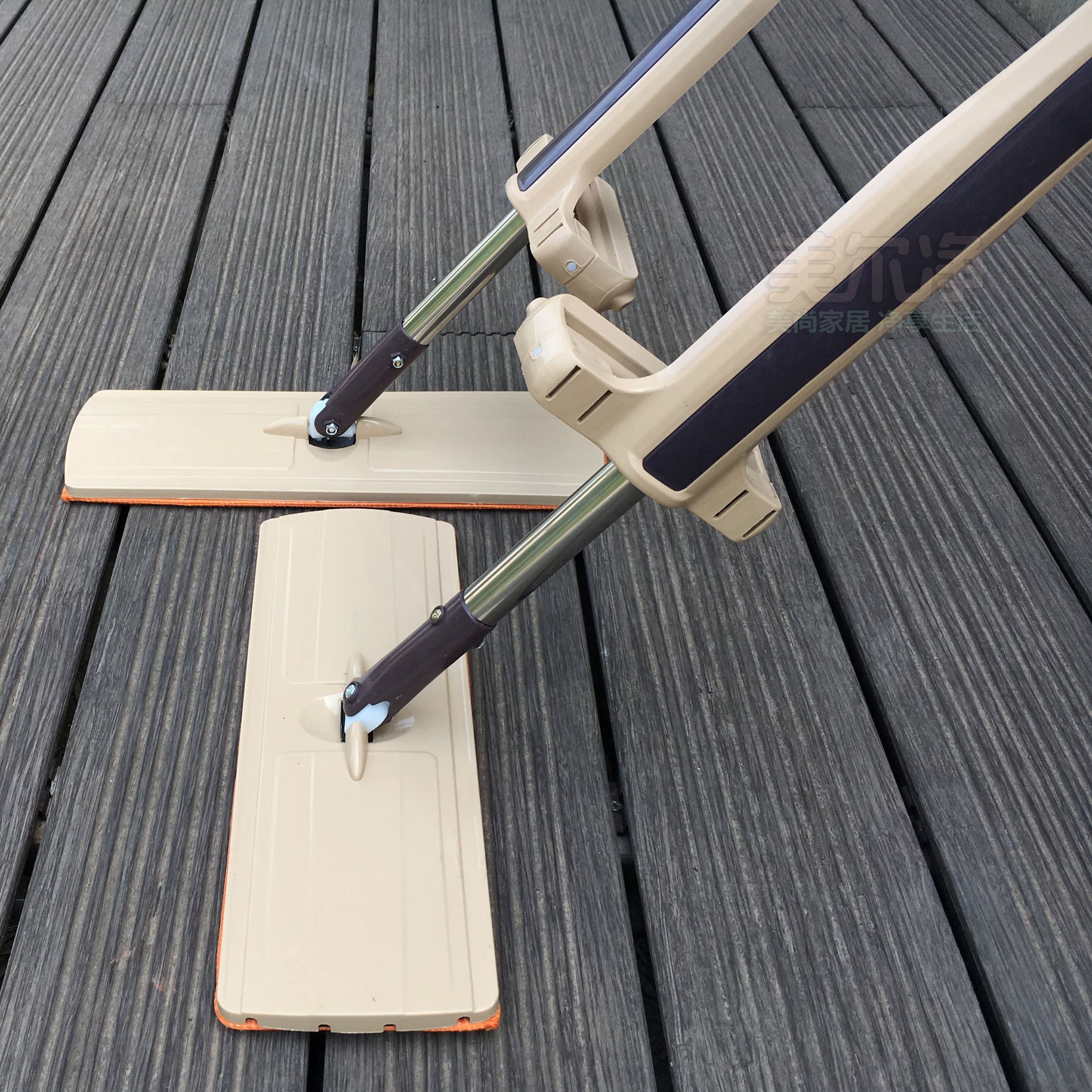 No hand washing, towing, scraping, squeegee, squeegee, horizontal board mop, oversized squeegee, self-twisting, horizontal mop