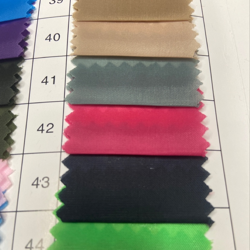 Black 190T Polyester Taff Fabric Classic Durable Decorative Arts And Crafts Headwear Clothing Fabric Multi-Color Optional