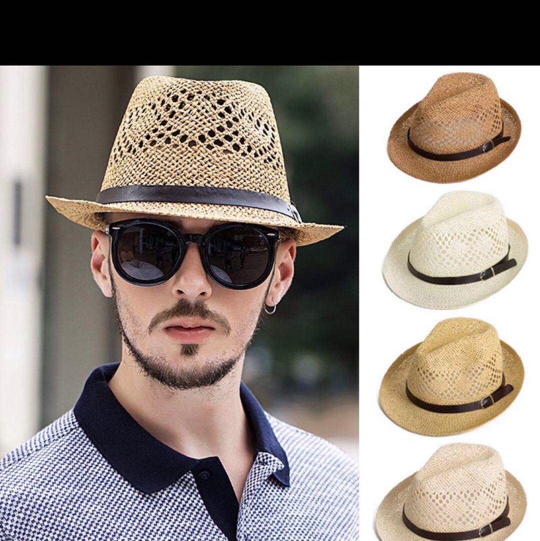 Hollow out straw hat sun hat thumbnail