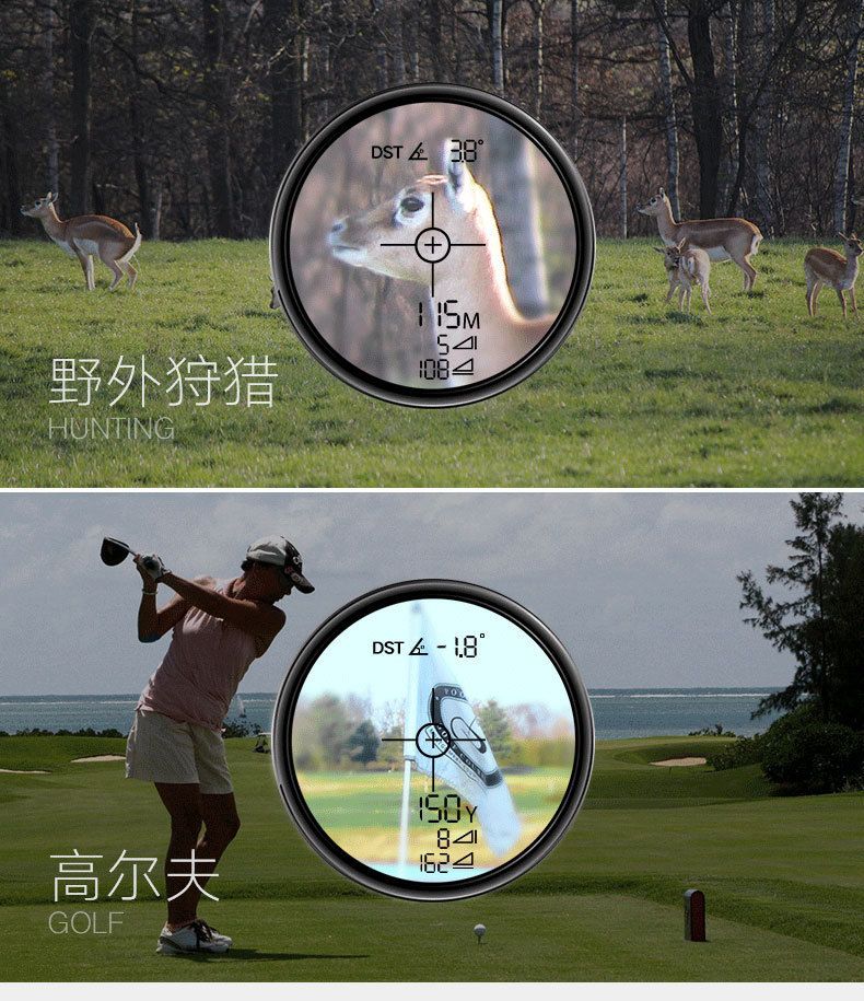 Laser rangefinder for distance measurement, Angle measurement, height measurement, speed measurement, telescope, 600M measuring instrument, golf high-precision electronic ruler detail image 8
