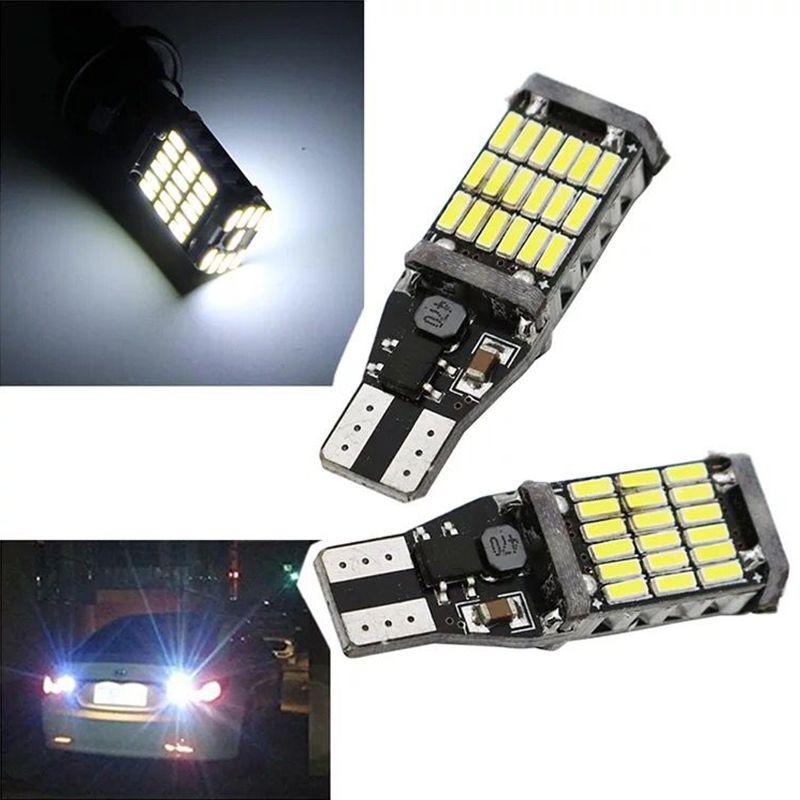 The car LED decoding reversing light T15-4014-45SMD turn signal and brake light are highly bright details Picture