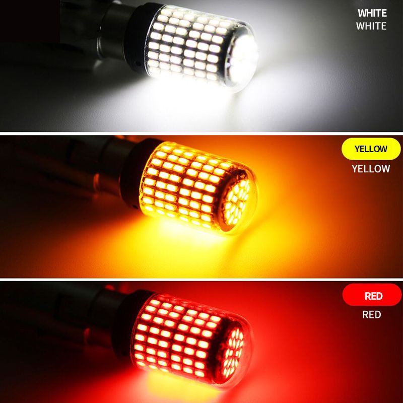 Automotive LED turn signal 1156-30 14-144 SMD cross-flow 12-28v ultra-bright truck light pic 9
