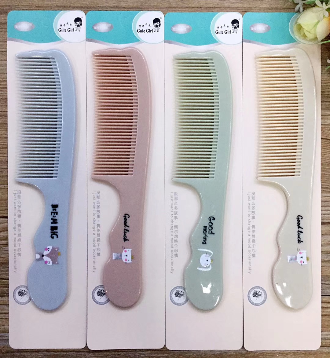 A cute cartoon pattern comb with a middle bag design undefined