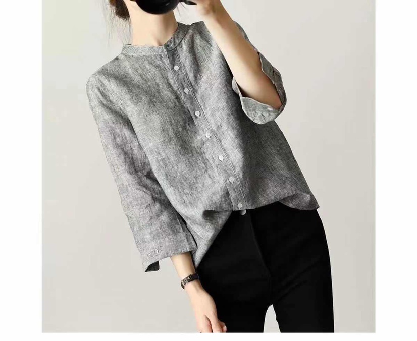 New Pure Linen Shirt For Early Fall